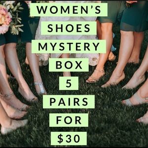 Mystery Box Women’s Shoes! 5 pairs for $30